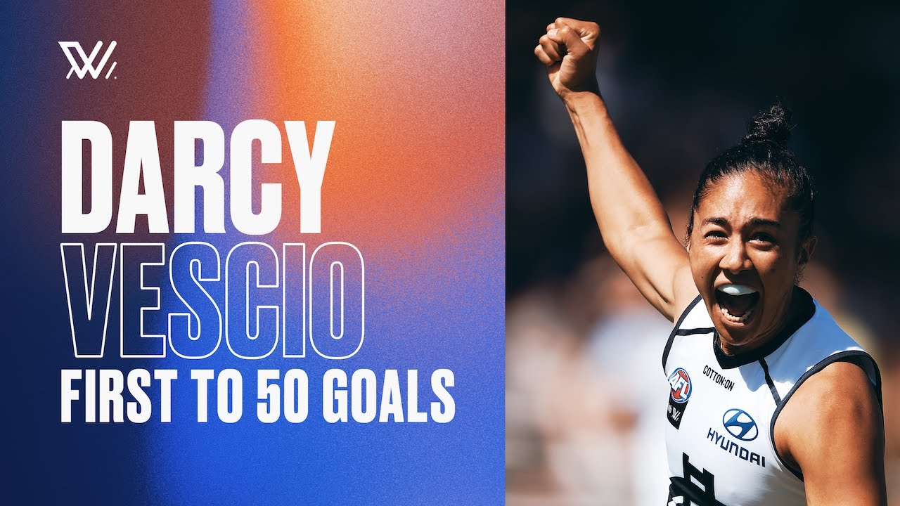 All 50 of Darcy Vescio's historic goals | AFLW