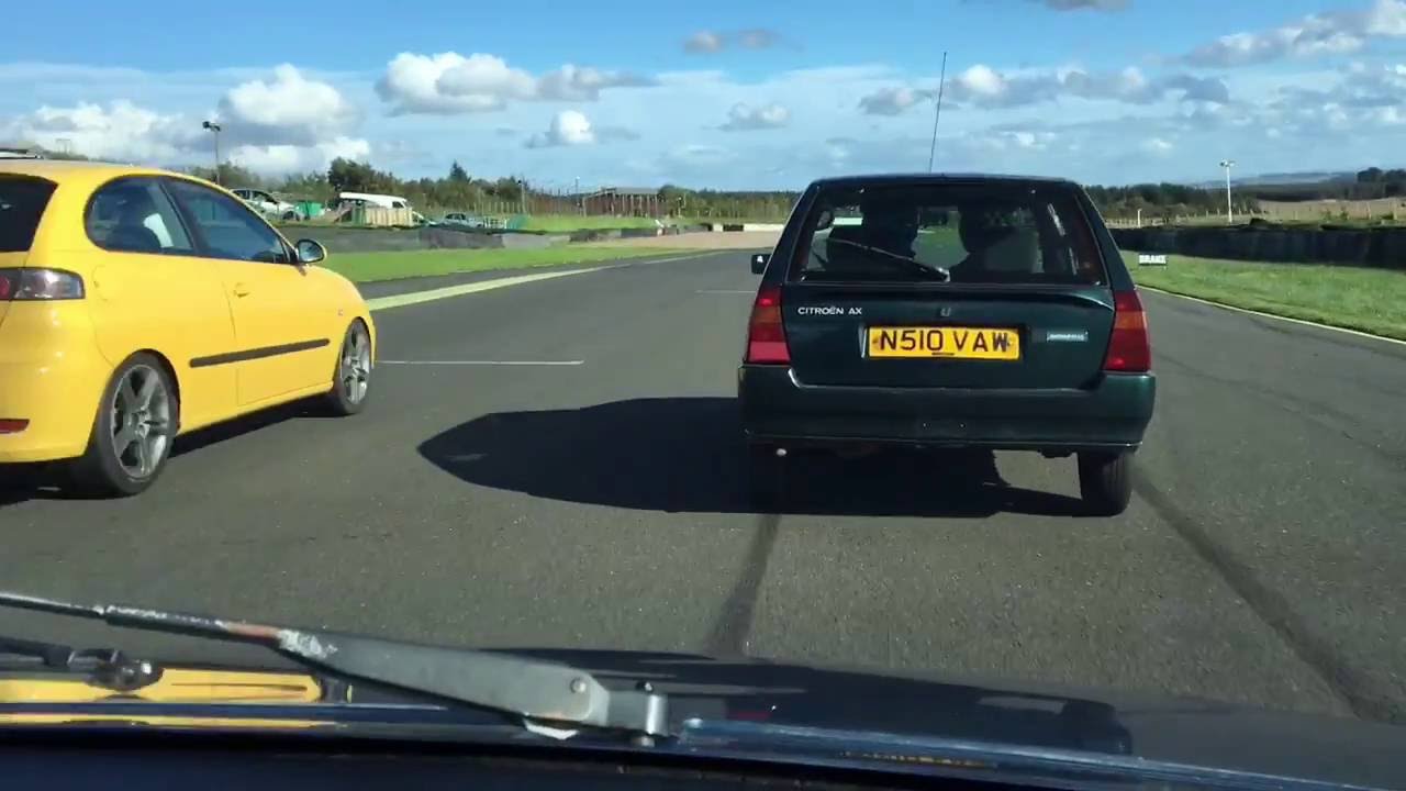 Knockhill trackday 25/9/16 highlights and AX battles