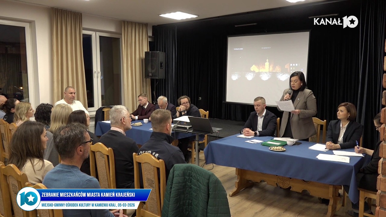 Zebranie mieszkańców miasta Kamień Krajeński, 05-03-2026