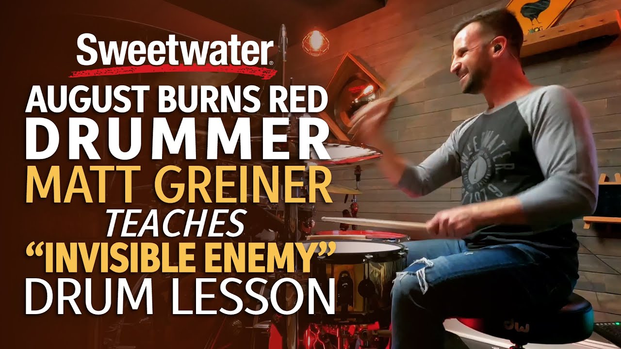 August Burns Red Drummer, Matt Greiner Teaches 