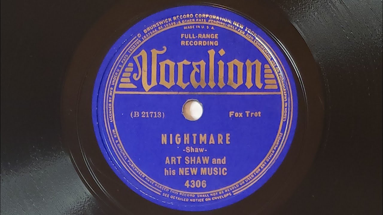 Nightmare - Art Shaw and his New Music - 1938