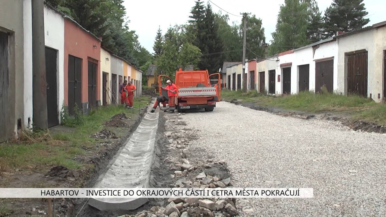 Habartov: Investice do okrajových částí i centra pokračují (TV Západ)