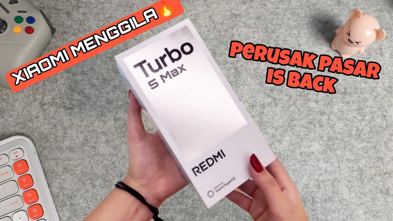 XIAOMI MENGG1L4🔥 REDMI TURBO 5 MAX | DESAIN SEGER HARGA MAGER