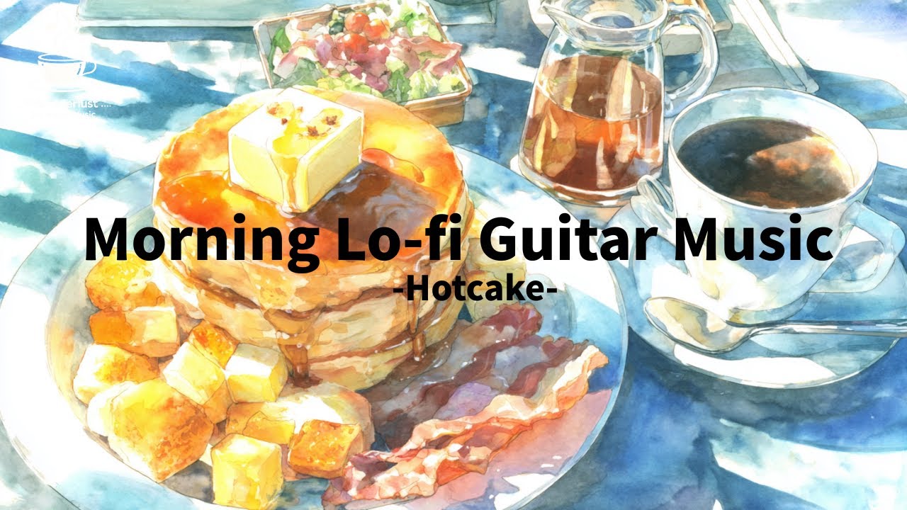 1H/Lofi Travel/Mornig Guitar Cafe  Lo-Fi /American Breakfast/ Study & Work BGM 1 Hour /  chillpop