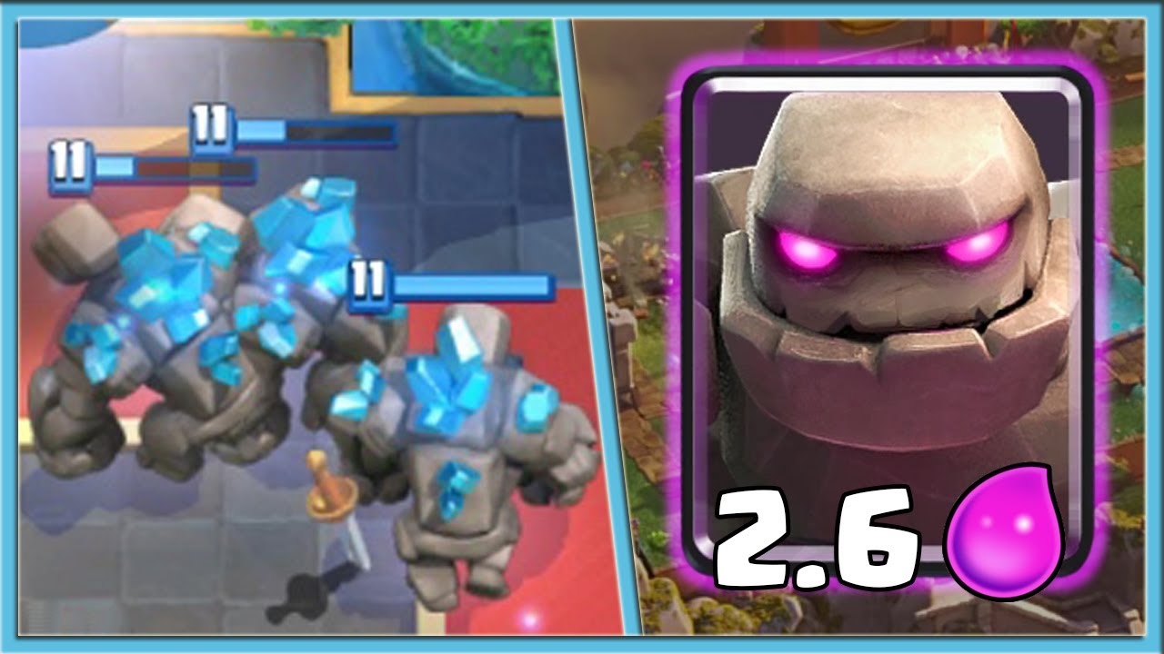 🤣 АХАХАХА, ГОЛЕМ ЗА 2.6 ЭЛИКСИРА - ЭТО ИМБА / Clash Royale