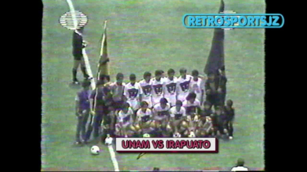 Pumas UNAM vs Irapuato - Temporada 1987/1988 - Jornada 32 -  Fútbol de México