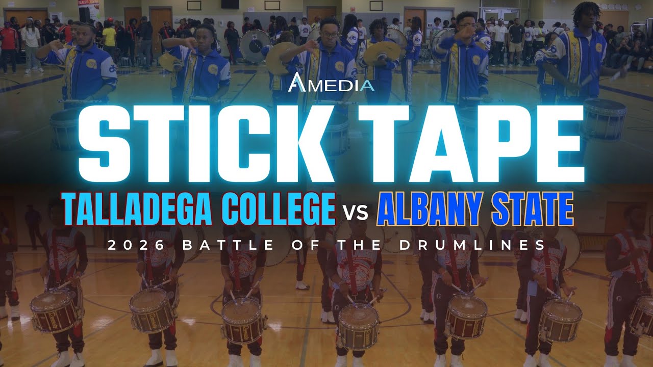 Albany State vs Talladega College - Dolla Watson Battle Of The Drumlines  2026 | 4K  🔥🎥🎬‼️