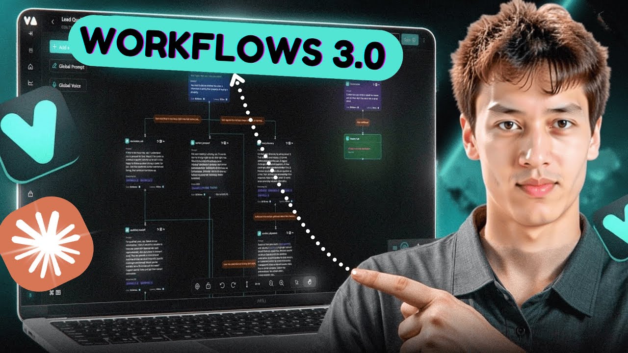 Build Powerful Voice Agents in 8 Minutes (Vapi Workflows 3.0)