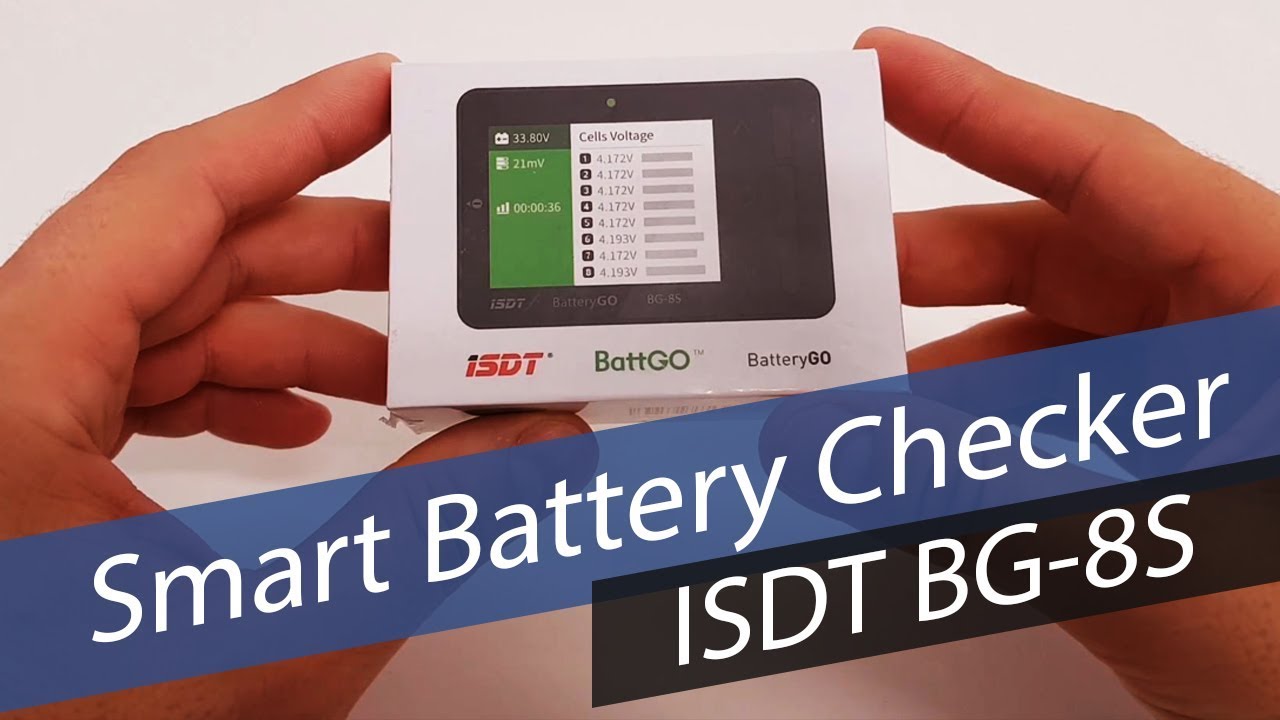 Первое тестирование интеллектуального измерителя заряда батарей ISDT BG-8S.