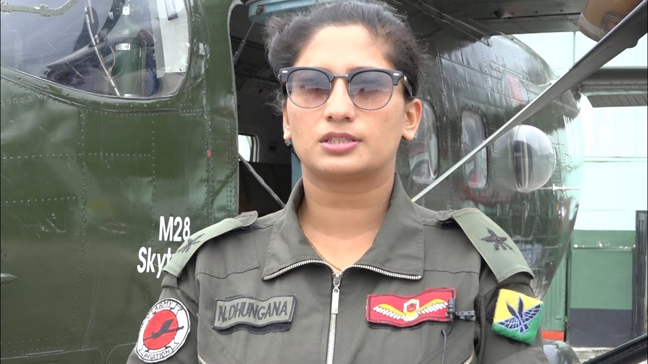 नेपाली सेनाकी एकमात्र महिला पाइलट || Nepal Army ||