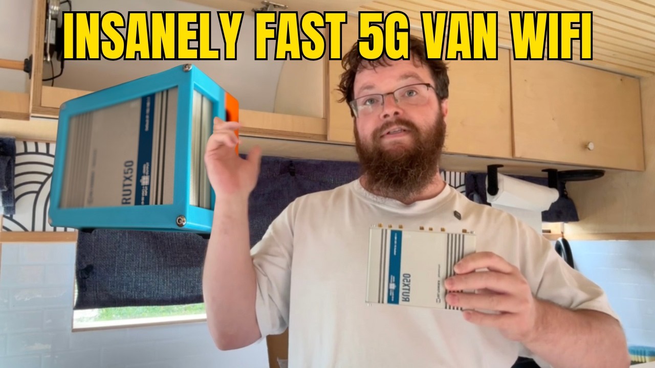 Insanely Fast 5G WiFi in a Van?! Teltonika RUTX50 Install & Speed Test