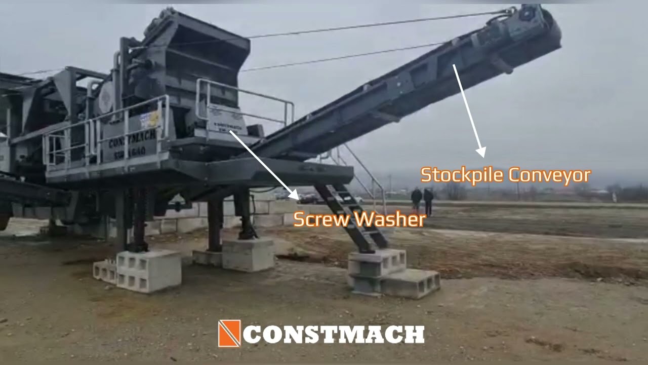 SW-1640 Mobile Screening & Washing Plant 80 tph Capacity