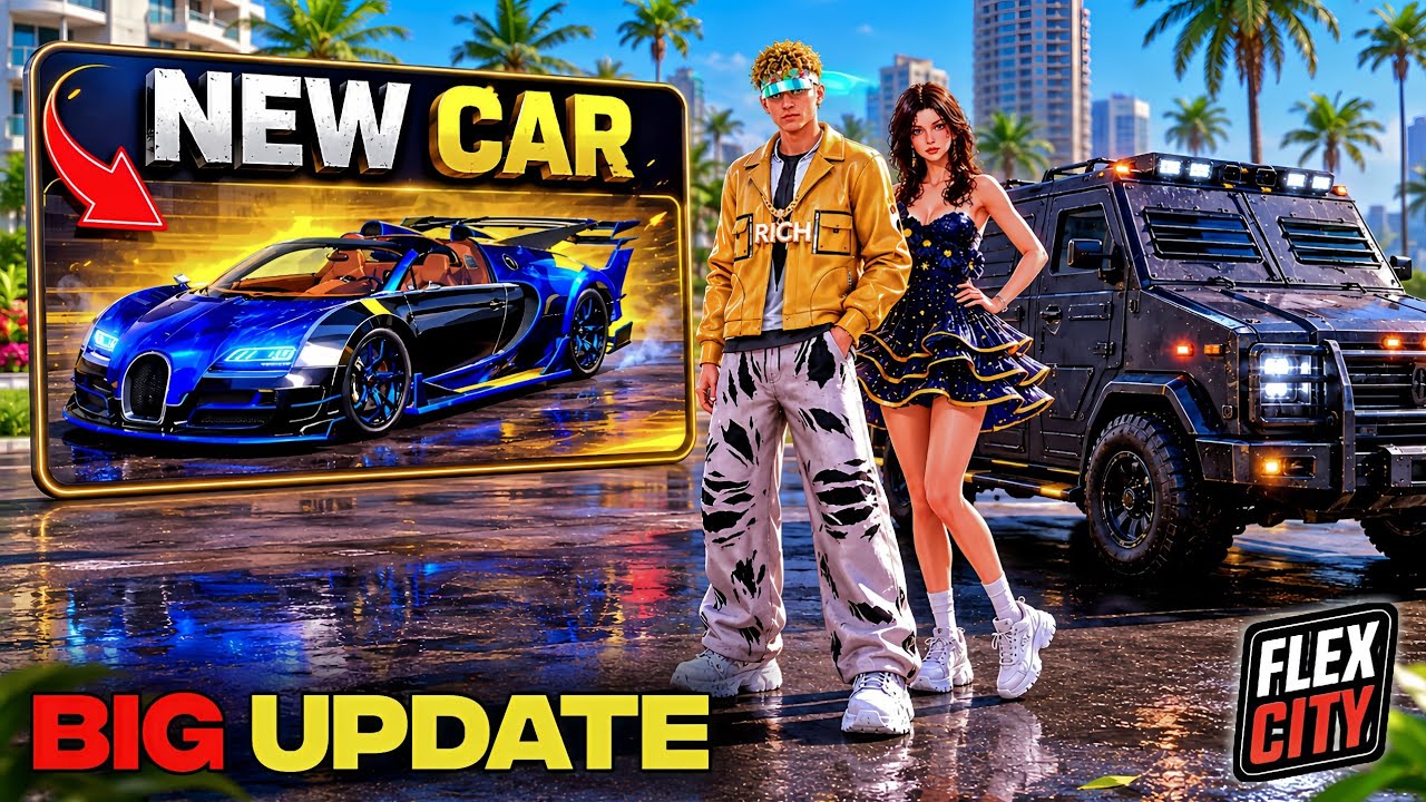 FLEX CITY BIGGEST UPDATE😱 | New Car & Secret Gang Base 🔥
