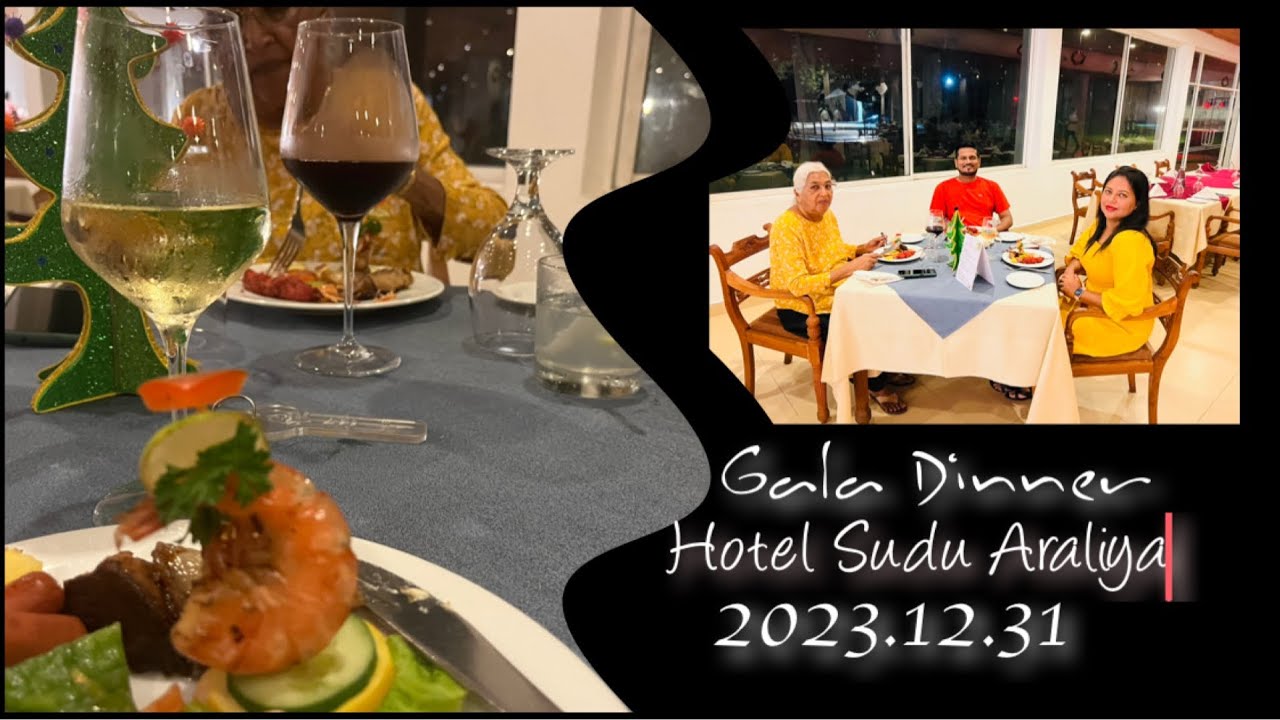 Gala Dinner at Hotel Sudu Araliya
