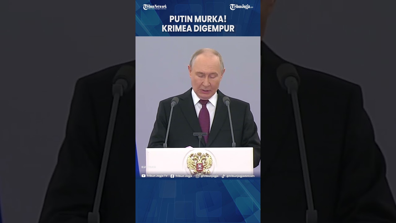 RUSIA MENGAMUK, PUTIN TUDUH BARAT BANTU UKRAINA SERANG KRIMEA #Shorts