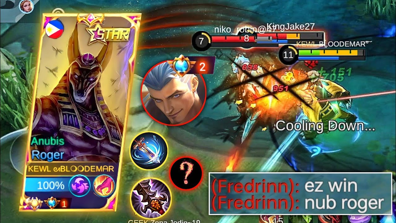 ROGER VS TOP GLOBAL FREDRINN TRASHTALKER😡 | WHO WILL WIN? | MLBB