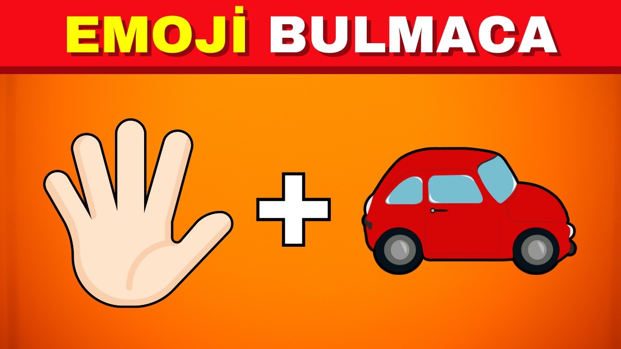 Emoji Kelime Bulmaca 🎉 Emoji İle Kelime Tahmin Oyunu | Emojilerle Anlatılanı Bul | Bu Ne Demek Testi