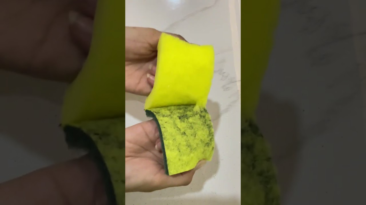 ASMR sponge kitchen 🧽 | ripping | squeezing | scratching |@ dryspongebyai