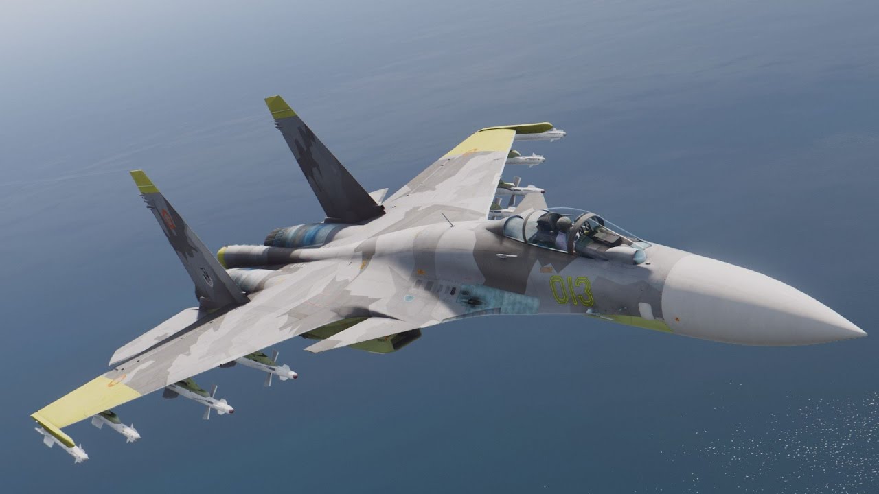 GTA V Su-37 Flanker-F / Terminator (MOD)
