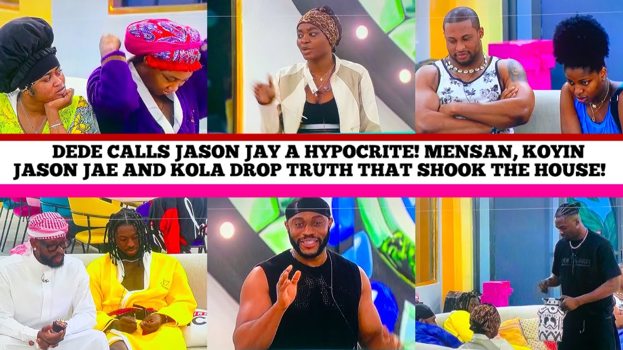 BBNAIJA S10: DEDE критикует Джейсона Джея как лицемера, в то время как KOYIN и KOLA сбрасывают бо...
