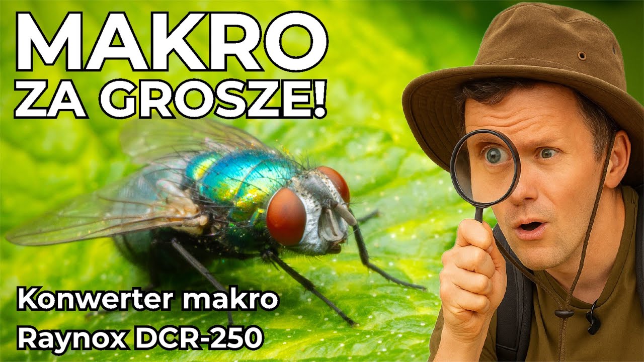 Fajne Makro po Taniości! Niesamowite zdjęcia owadów z Lumix GH6 + Raynox DCR-250 #makrofotografia