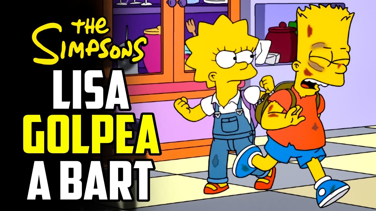Los Simpson: Lisa GOLPEA a Bart