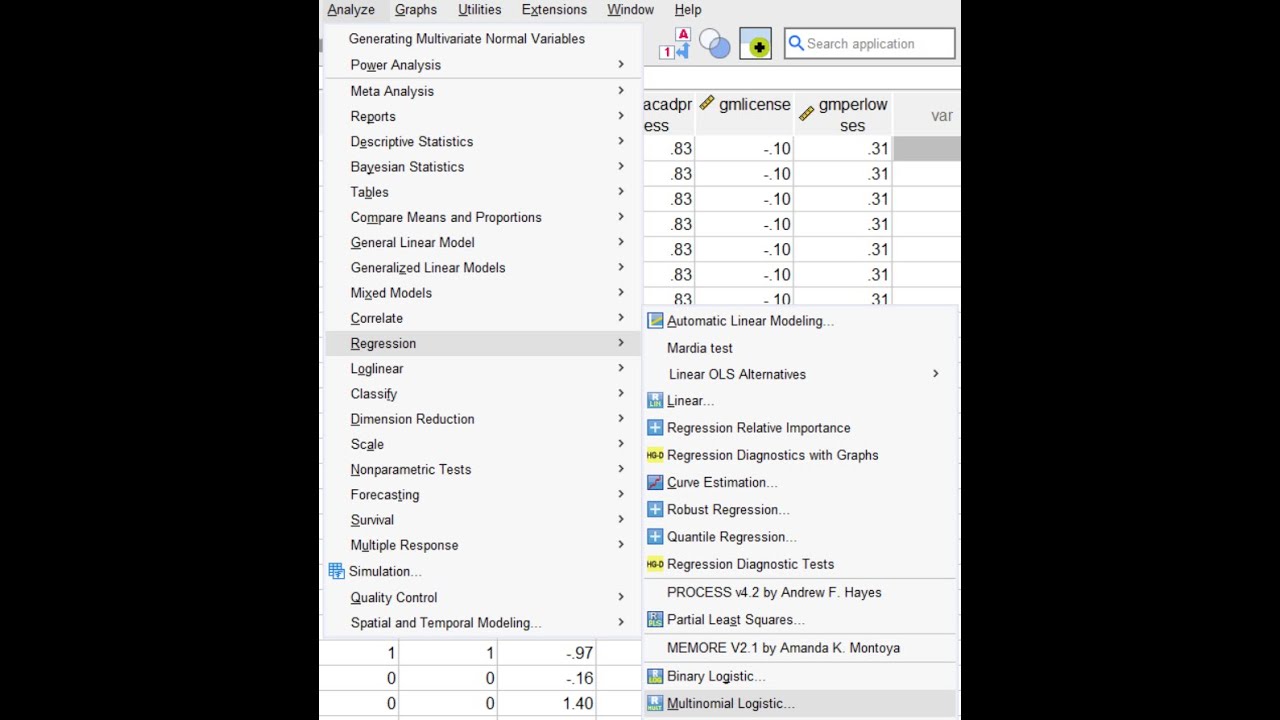 Modeling multicategorical outcomes in SPSS 29 using multinomial logistic regression (Sept 2023, rev)