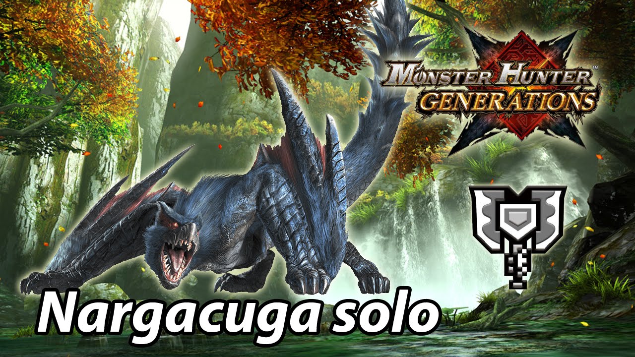[MHGen Demo] Nargacuga solo (Striker Charge Blade) - 4'04