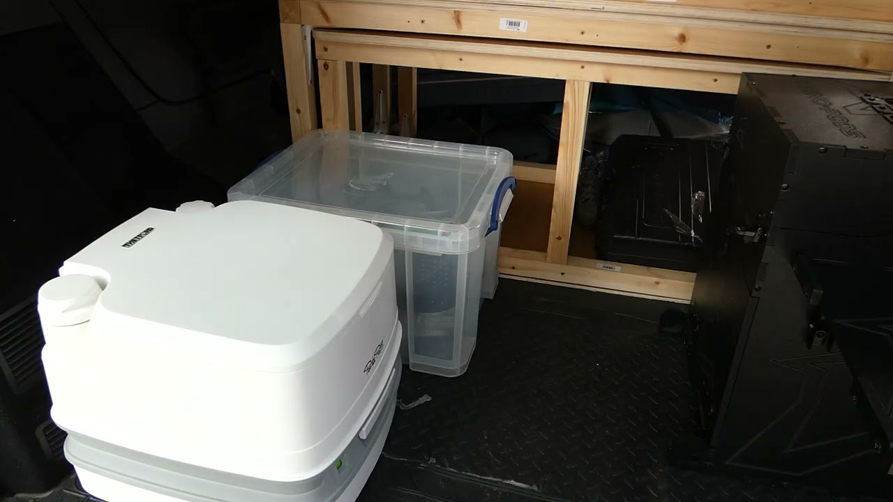 How We Used Thetford Porta Potti As The Toilet In Our Mercedes Vito W447 Campervan Conversion