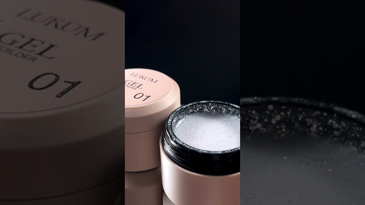 Бестселлер зимнего периода - моделирующий гель LUKUM Opal Builder Gel Silver 01 💫
