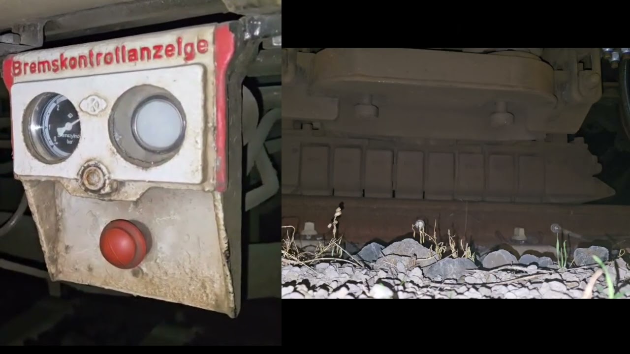 Magnetschienenbremse Test - Magnetic Train Brake