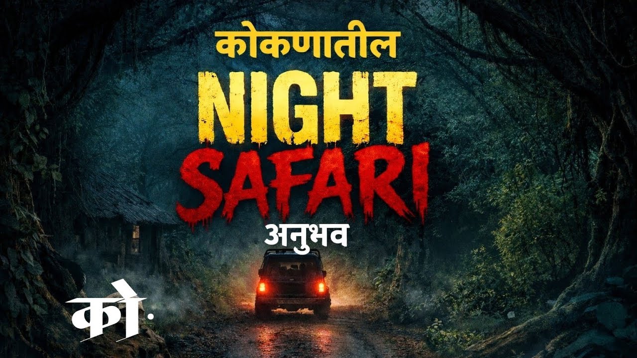 जंगल रोड रात्री चा प्रवास .भीती वाटली! 😨 | Night Safari in Konkan