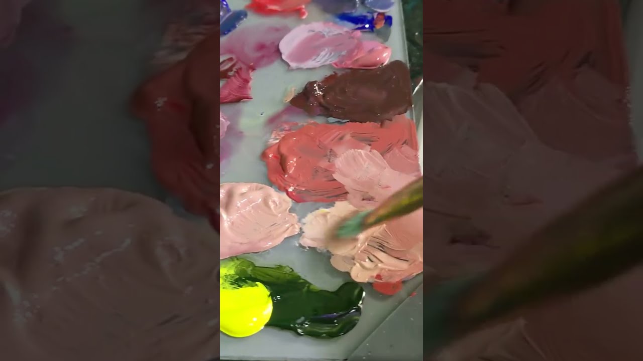 TEASER How to paint a Landscape w/ Golden OPEN ACRYLICS mp4