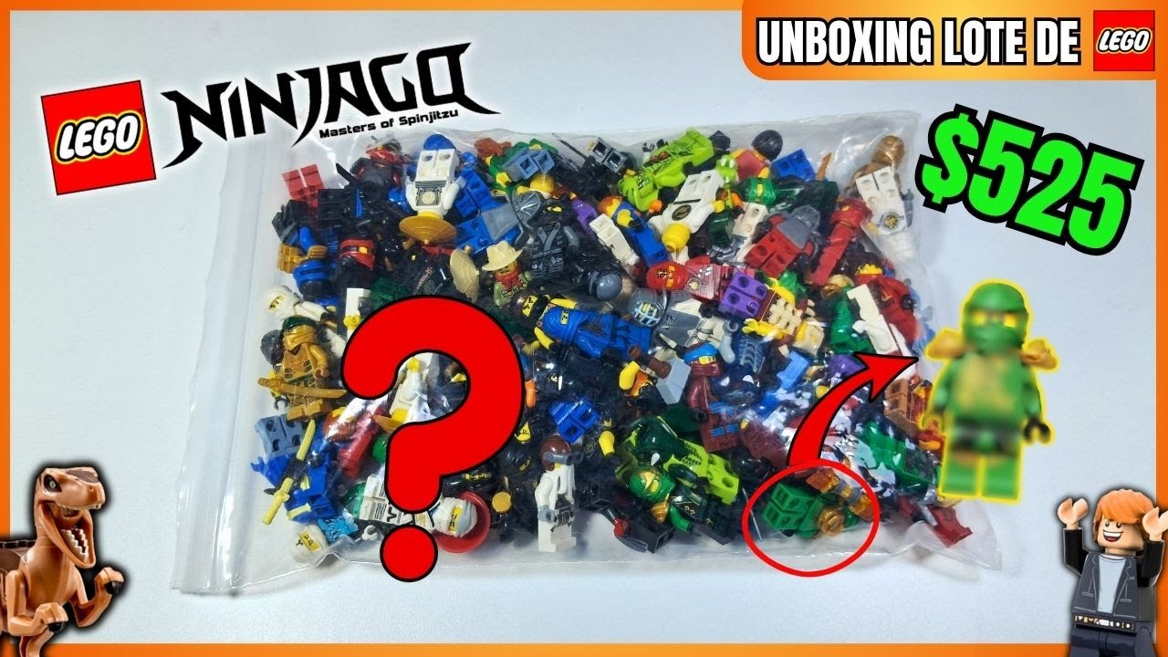 ¡Más de 80 minifiguras de LEGO Ninjago de un coleccionista! - LEGO Ninjago Lote UNBOXING