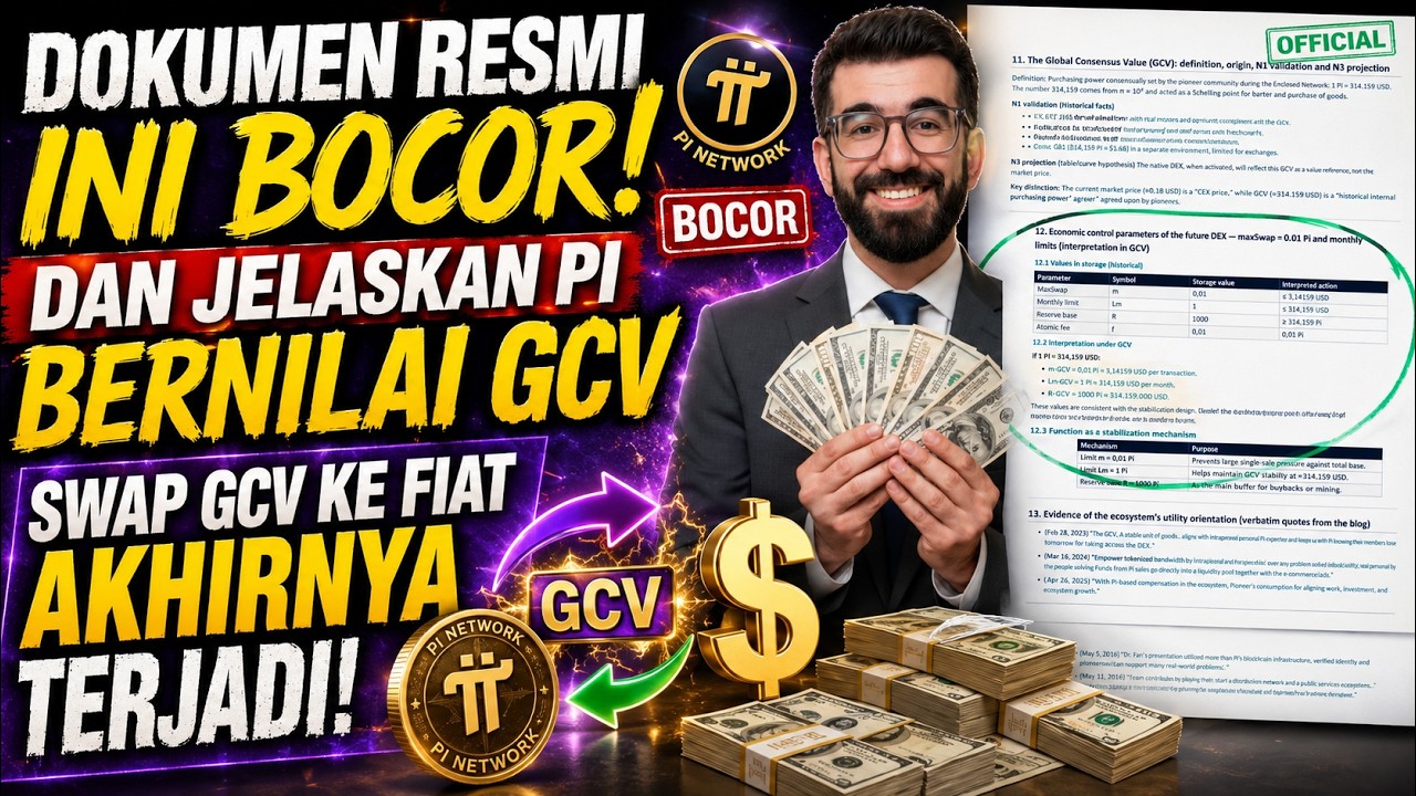 DOKUMEN RESMI INI BOCOR DAN JELASKAN PI BERNILAI GCV. SWAP GCV KE FIAT AKHIRNYA TERJADI