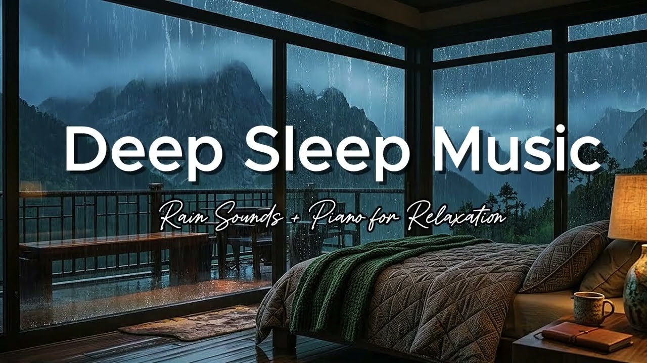 Peaceful Rain Sounds and Soft Piano Music for Sleep, Meditation & Relaxation