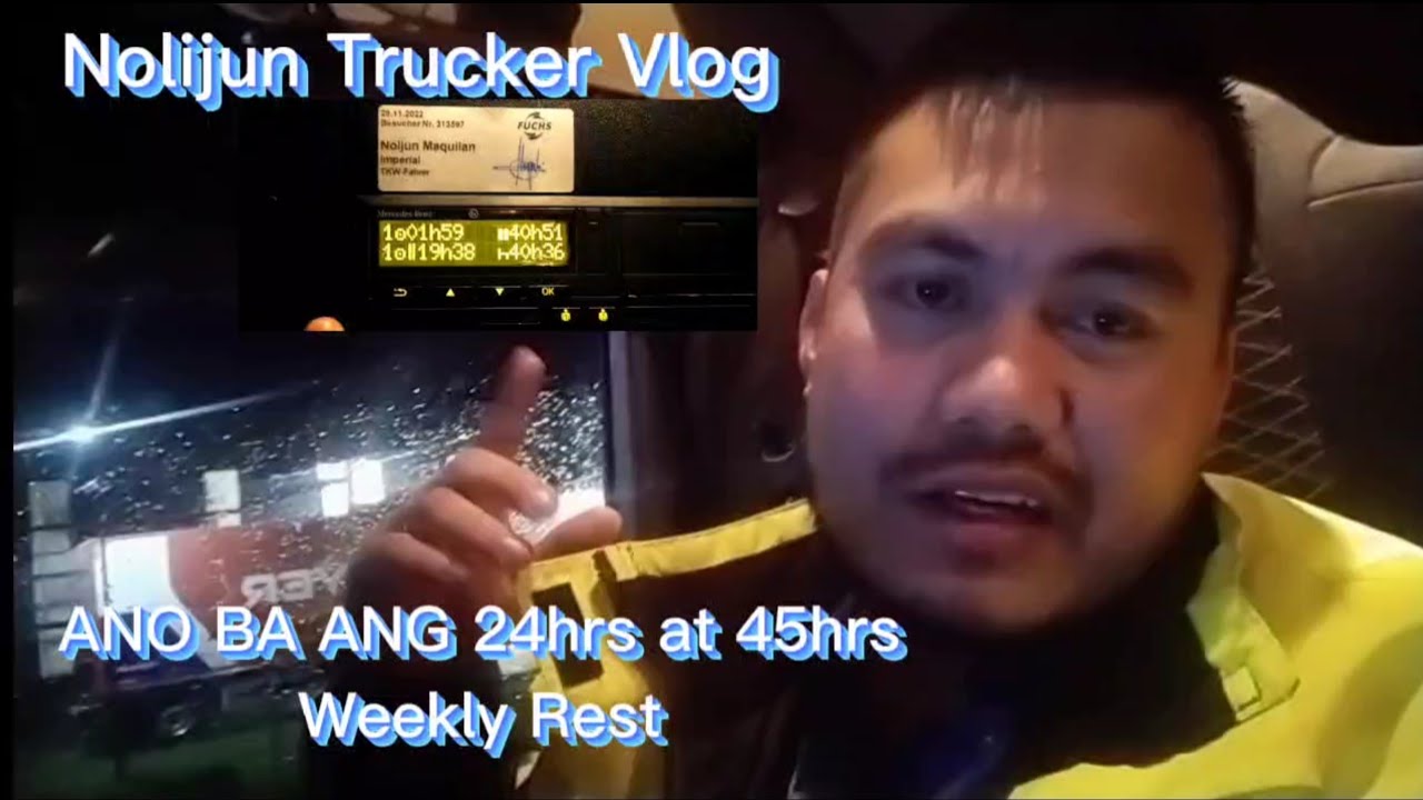 PAANO BA GAMITIN ANG 24hrs OR 45hrs WEEKLY REST?🇪🇺🇵🇭🚛