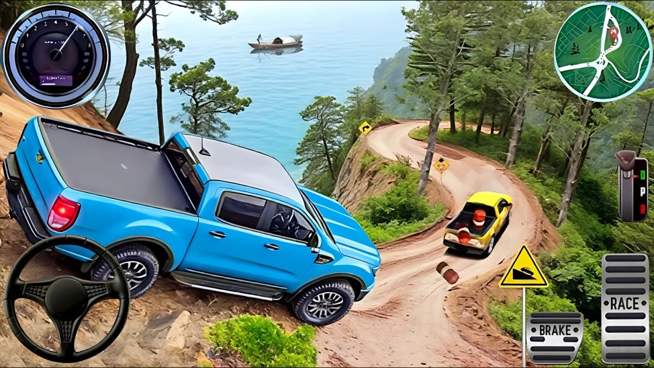 4x4 Offroad Jeep Driving Simulator 3D - Drive SUV 4x4 jeep Offroad Game - Android GamePlay