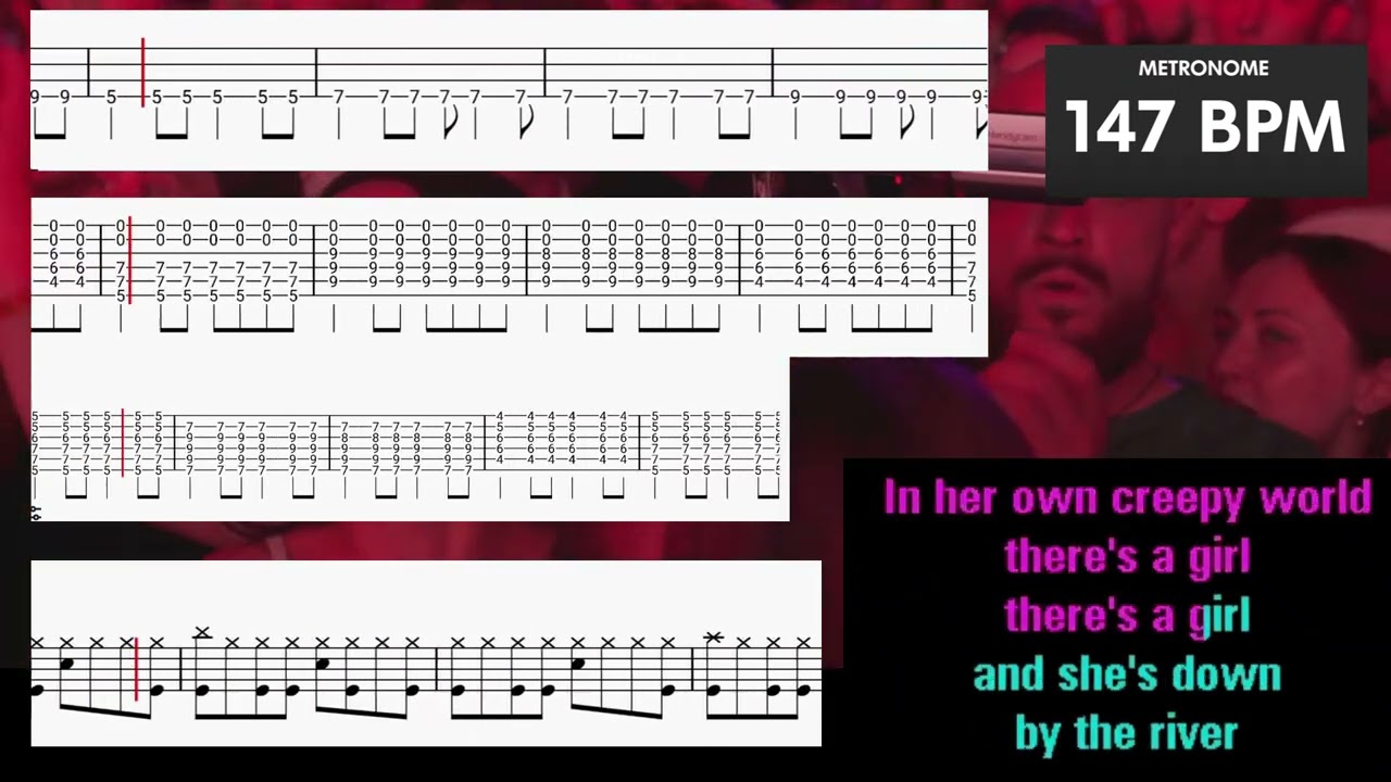 Biffy Clyro • Bubbles *Band Practice* - Play Along - Drums + Bass  Tabs + Lyrics - Full Sound