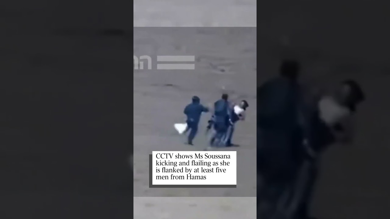 Israel-Gaza chilling cctv footage shows hamas kidnapping  #gaza #breakingnews #israel