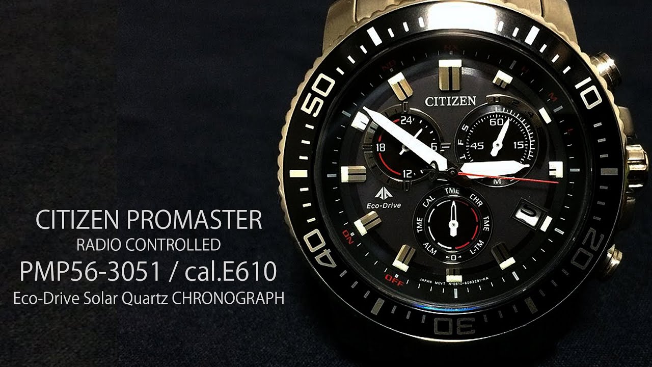 CITIZEN PROMASTER PMP56-3051 Eco Drive RADIO CONTROLLED