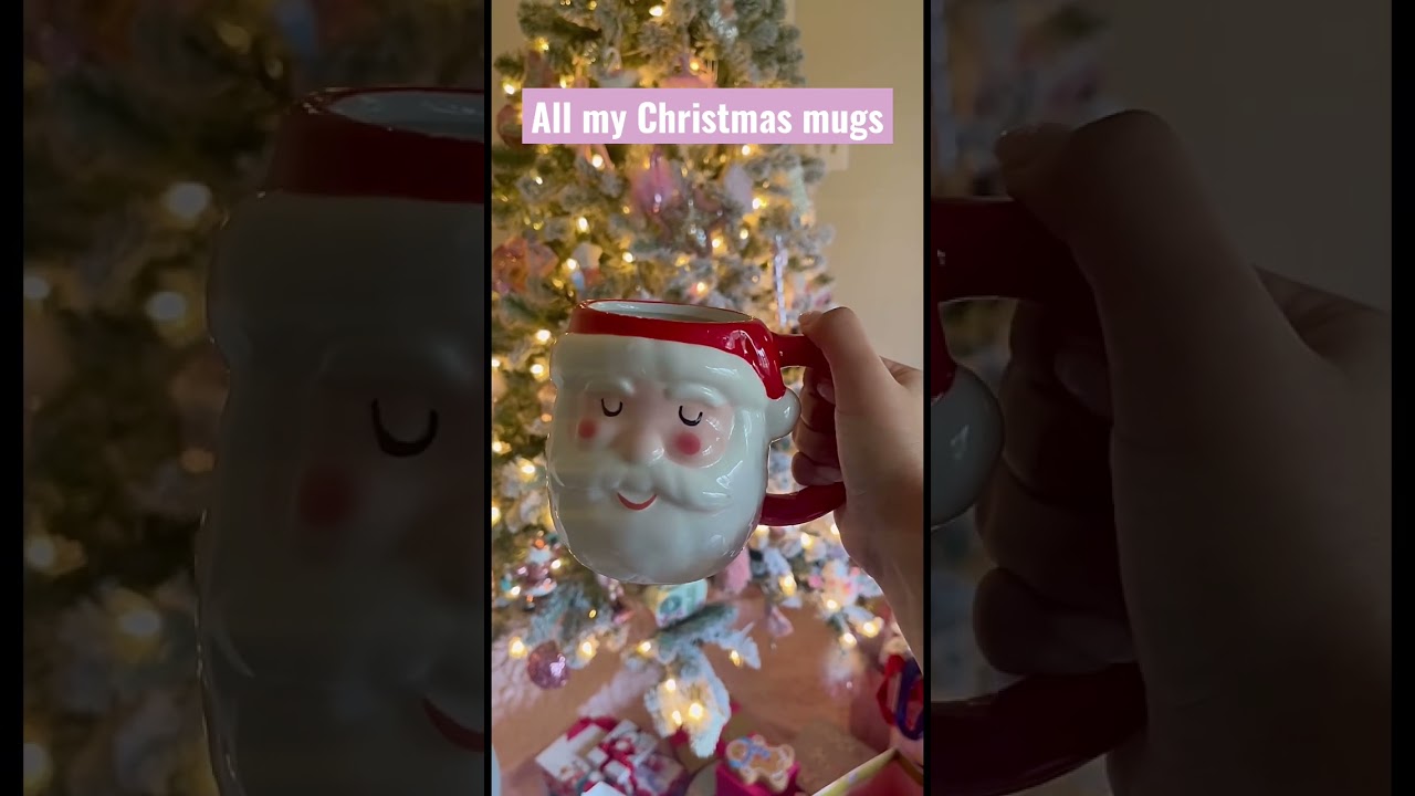 My Christmas mug collection #shorts #trending #christmas #coffee