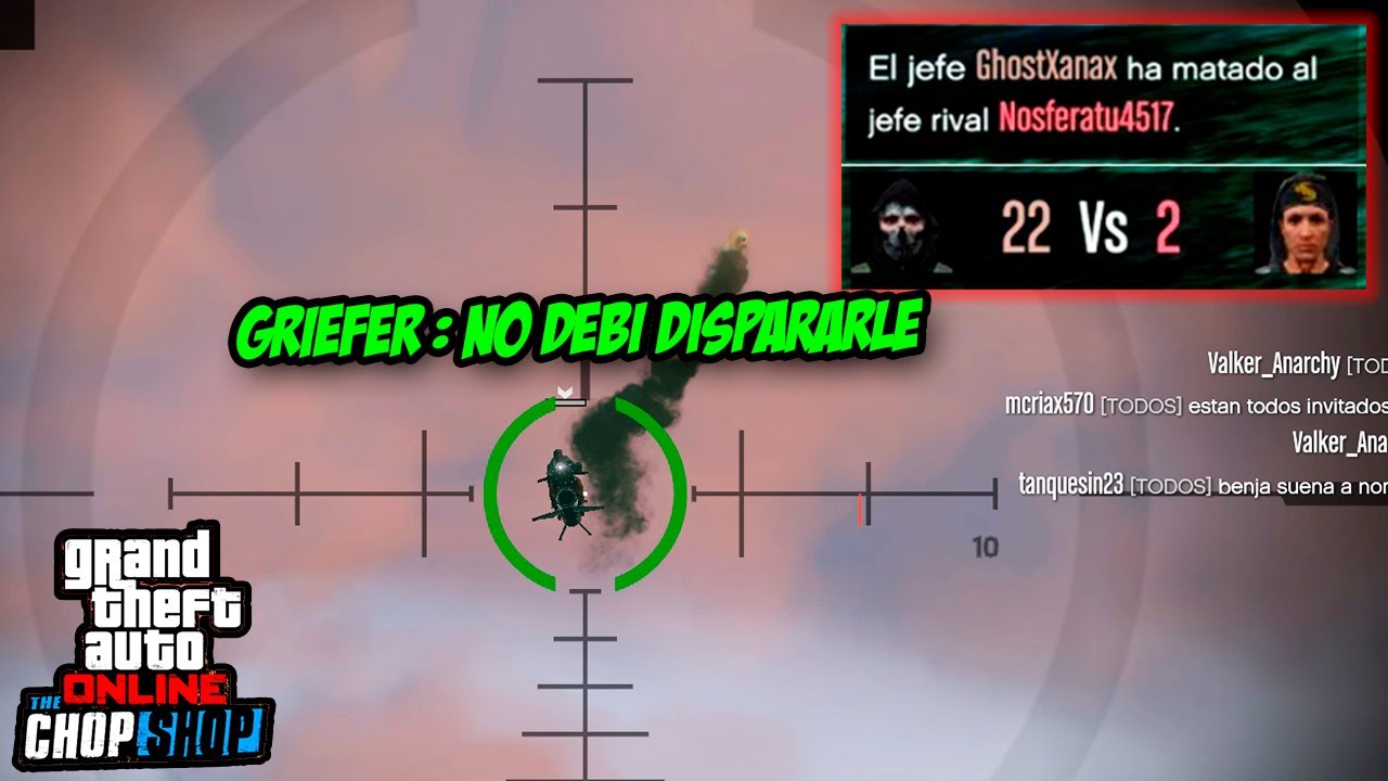 Este GRIEFER OPPRESSOR COMETIO UN GRAN ERROR al DISPARARME, Se LLEVO TREMENDA PALIZA GTA 5 ONLINE