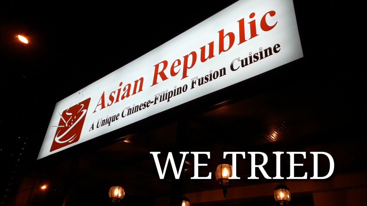 We tried Asian Republic. Chinese-Filipino Cuisine.