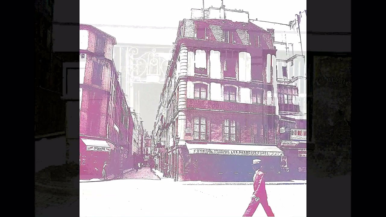 Paris d'Antan  Couleurs dans le 3ème Arrondissement