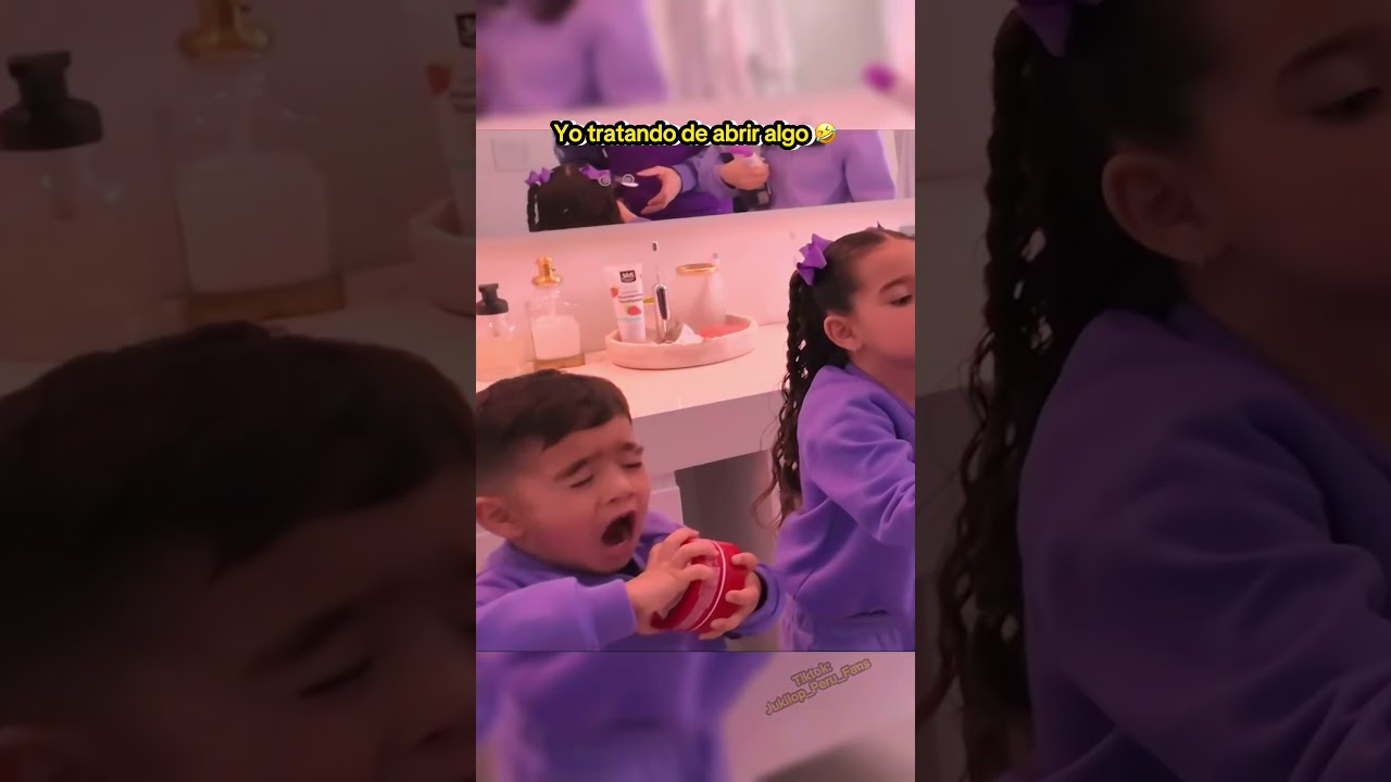 JUANITO TRATANDO DE ABRIR LA CREMA 😂 | #jukilop #kimberlyloaiza #juandediospantoja