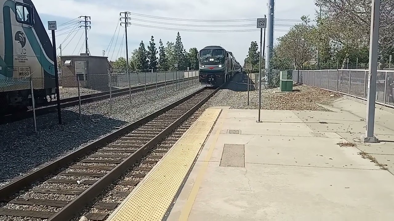 Metrolink 320 Montclair to San Bernardino F125 917 & Refurbished Car 112 & 616 3/13/2026