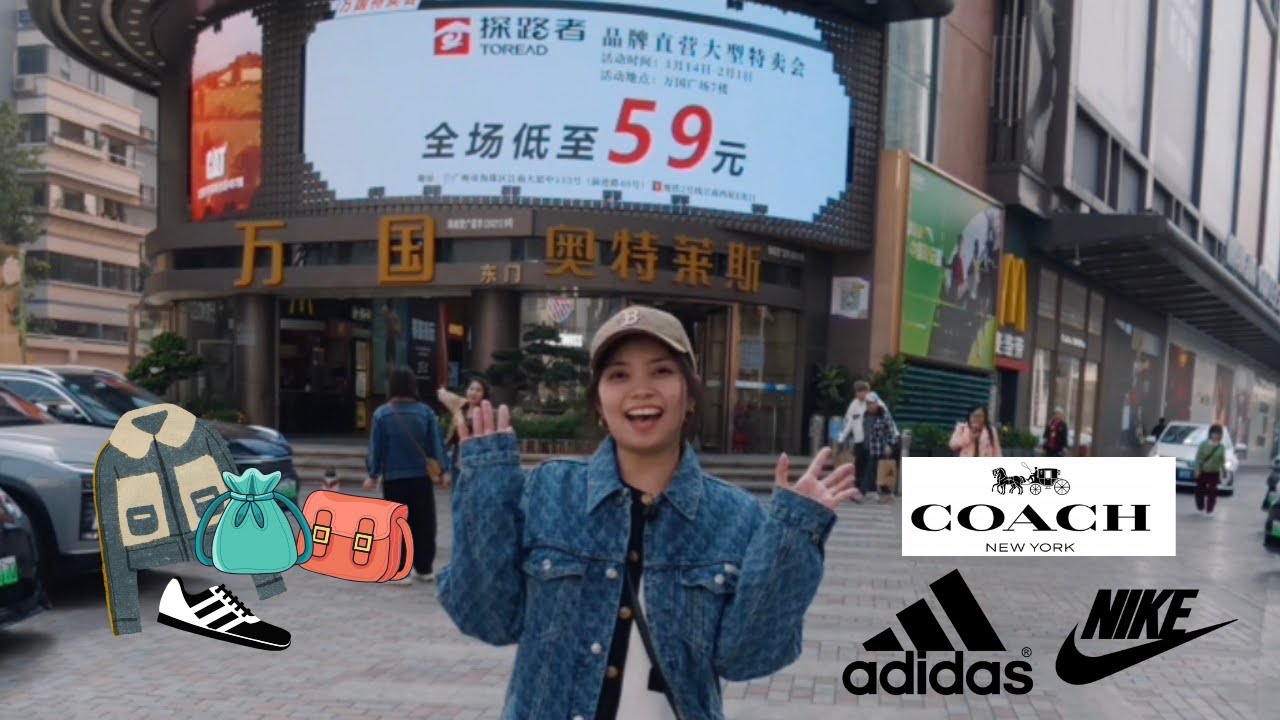 I Tried Shopping in China's Big Outlet Store in Guangzhou!