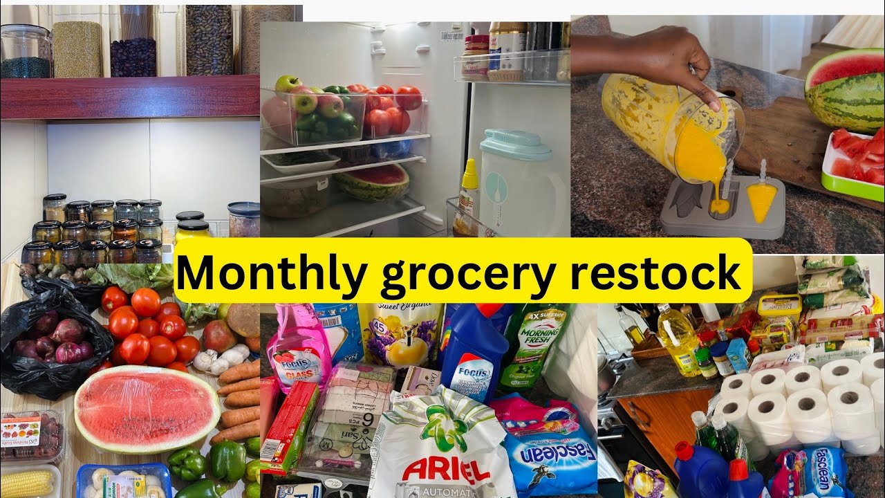 HOME ORGANIZATION, MONTHLY GROCERY RESTOCK ON A LOW BUDGET , COST OF LIVING IN KAMPALA 🇺🇬