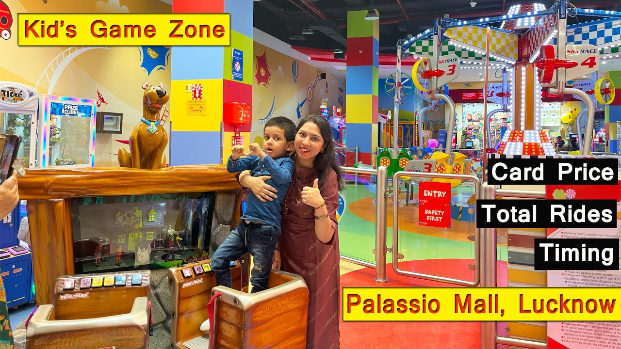 Kids Game Zone | Palassio Mall Lucknow | Hammer Game, Water Pool, Small Trampoline